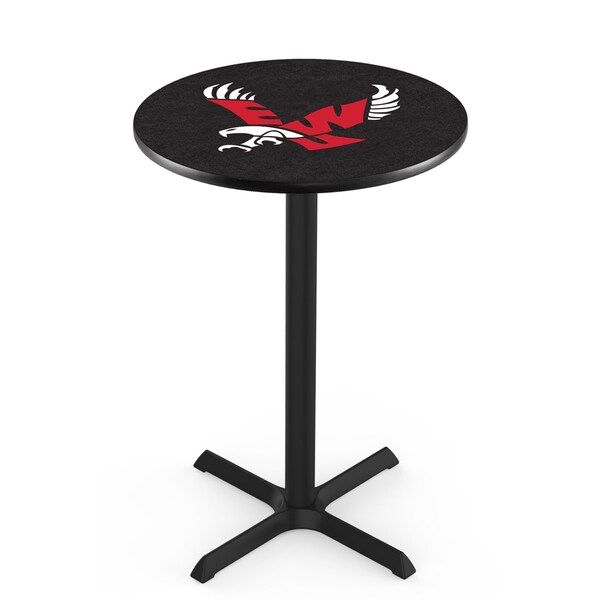42" Blk Wrinkle Eastern Washington Pub Table, 36" dia. Top
