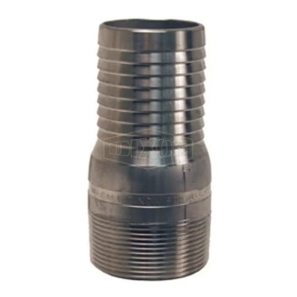 King Combination Nipple, 3 in x 6 in L BSPT, Carbon Steel, Plated, Domestic