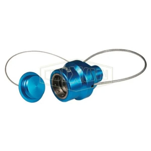 High Flow FloMAX Engine Oil Nozzle, Adapter, 3/4 in, Quick Connect Coupler x MNPT, Anodized Aluminum