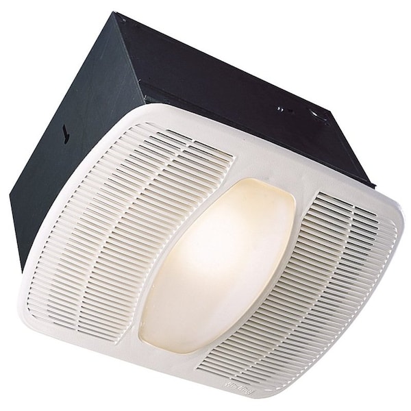 Air King LEDAK80 Exhaust Fan with Light, 115/120 V, 27.6 W, LED Lamp, 4 in Duct, Rectangular Grill