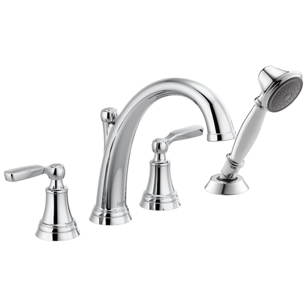 Woodhurst Roman Tub with Handshower Trim