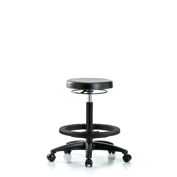 Bench Stool, Hi, Poly, BF, Casters