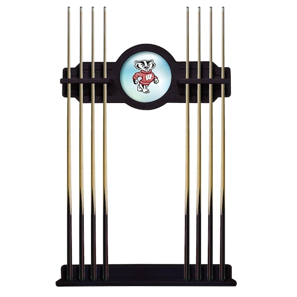 Wisconsin "Badger" Cue Rack in English Tudor Finish