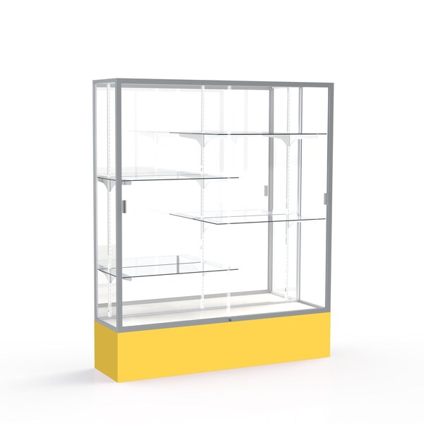 Spirit Floor Display Case 60x72x16, Mirror, Satin