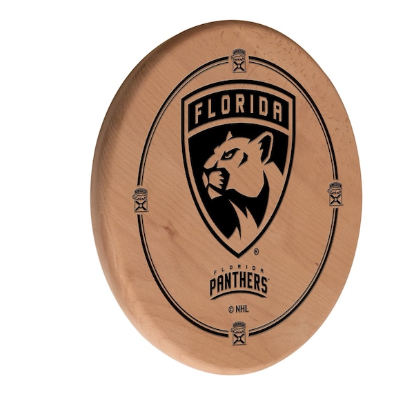 Florida Panthers 13" Laser Engraved Solid Wood Sign