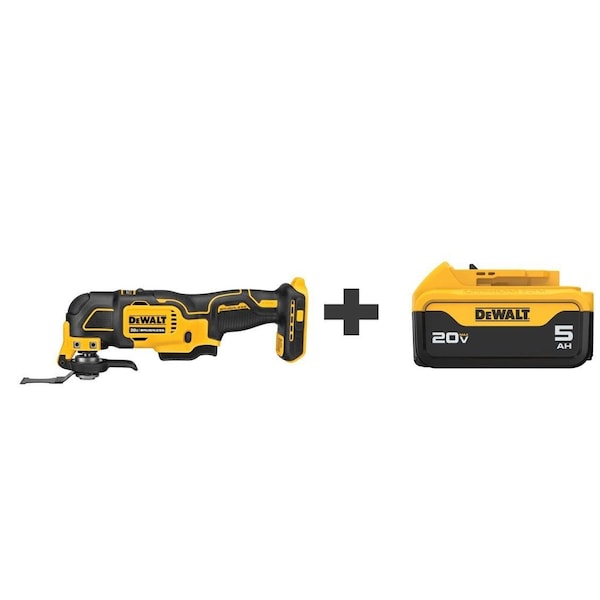 Oscillating Multi-Tool, 11-3/16" L ToolW/