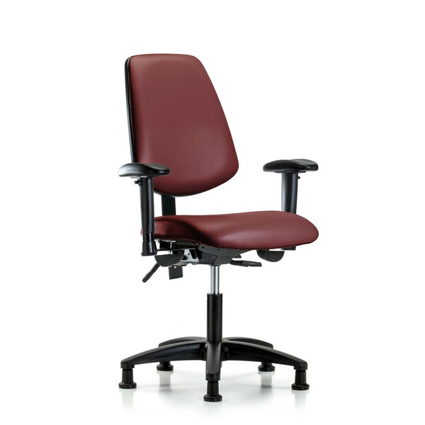 Vinyl Chair, Vinyl, Adjustable Arms