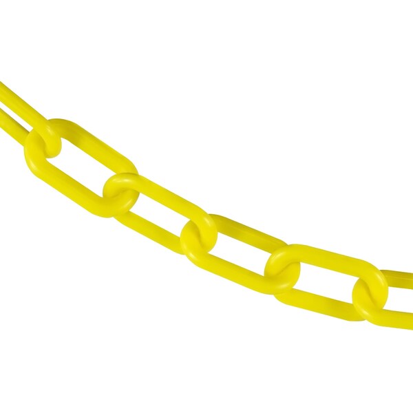 2" x 200' Yellow Plastic Safety Chain
