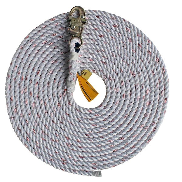 Dpln Rope 50 5/8 B Thimble Ends