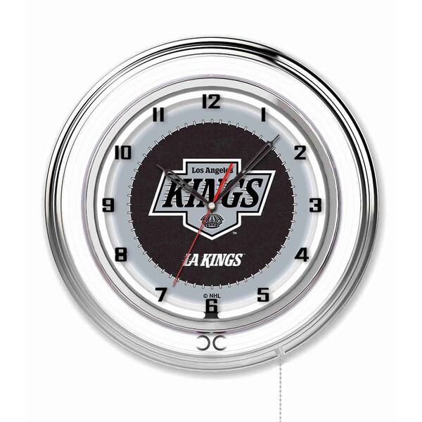 Los Angeles Kings Double Neon 19" Clock, NHL