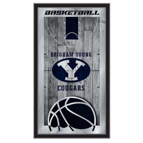 Brigham Young 15" x 26" Basketball Mirror