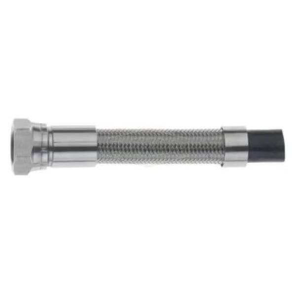 Conductive Smooth Bore PTFE Hose, 1 in Nominal, 1 ft L, 900 psi Working, Braided 304 SS, Domestic
