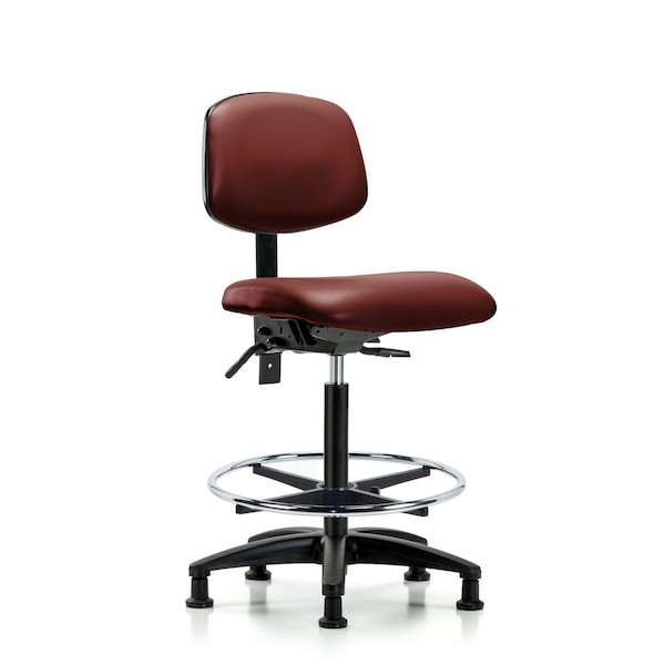 Vinyl Chair, High Bench, Foot Ring, Glides, Borscht