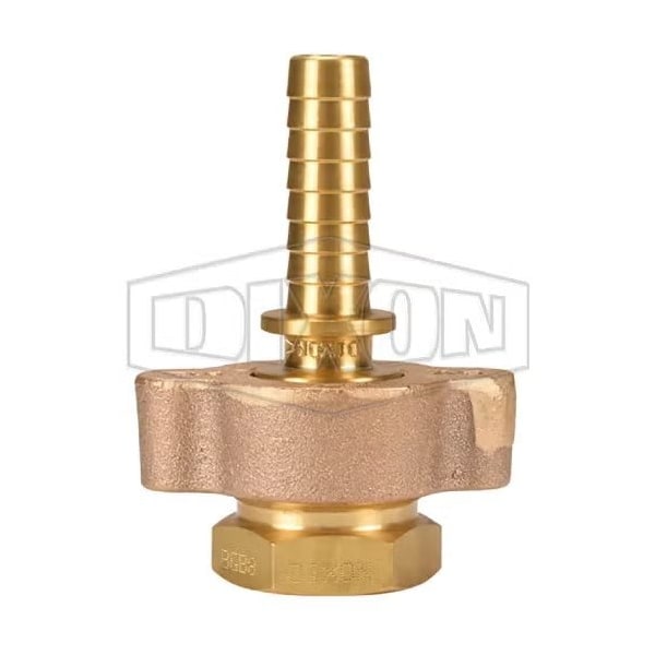Boss Ground Joint Coupling, 3/4 in Nominal, FNPT End Style, Brass, Domestic
