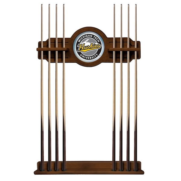 Michigan Tech Cue Rack in Chardonnay Finish
