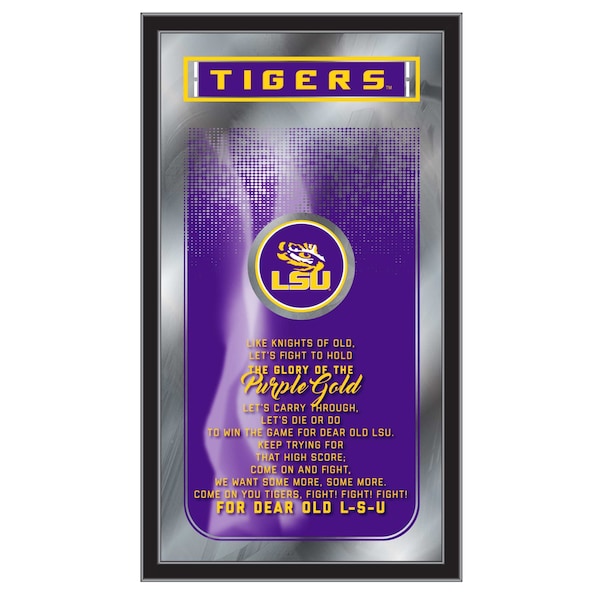 Louisiana State 26" x 15" Fight Song Mirror