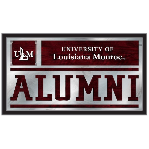 Louisiana-Monroe 26" x 15" Alumni Mirror