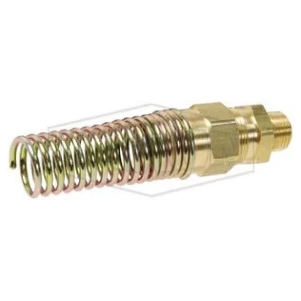D.O.T Air Brake Male Connector, 3/8 x 1/2 in Nominal, Hose x MNPT End Style, 360 Brass Alloy, Domest