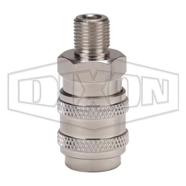 BR Series Quick Disconnect Pneumatic Coupler, 1/8-28 Nominal, Quick Disconnect Coupler x BSPP, 300 p