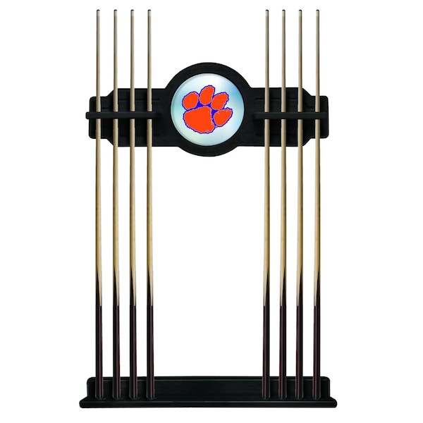 Clemson Cue Rack in Black Finish