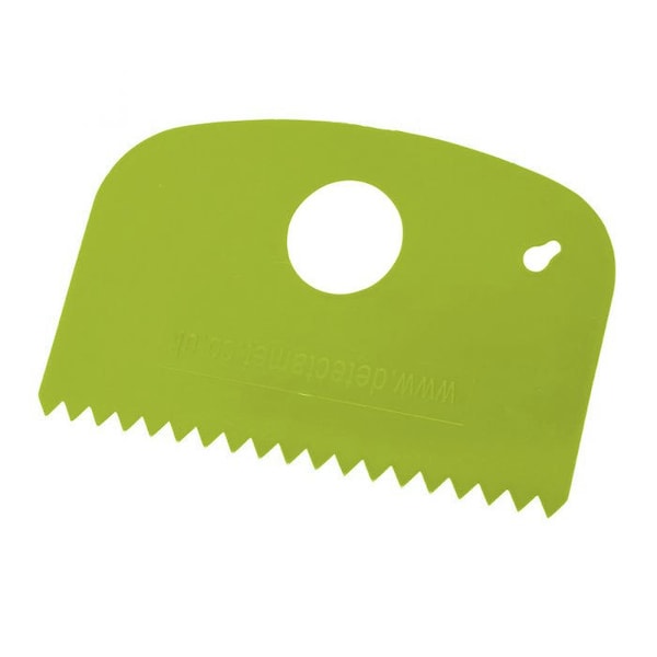 Detectable Scraper - Small Flexi Serrated Edge Yellow