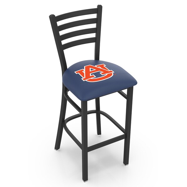 25" Blk Wrinkle Auburn Stationary Counter Stool, Ladder Back