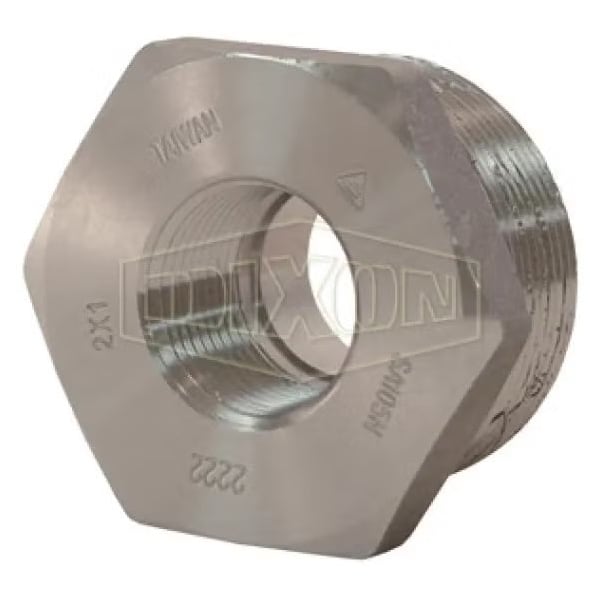 Reducer Hex Bushing, 1 x 1/2 in Nominal, MNPT x FNPT End Style, 3000 lb, Forged Steel