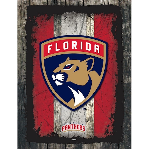 Florida Panthers 15" x 20" Canvas Wall Art