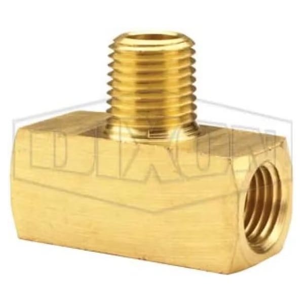 Branch Tee, 3/4 in Nominal, MNPTF x FNPTF End Style, Brass, Import