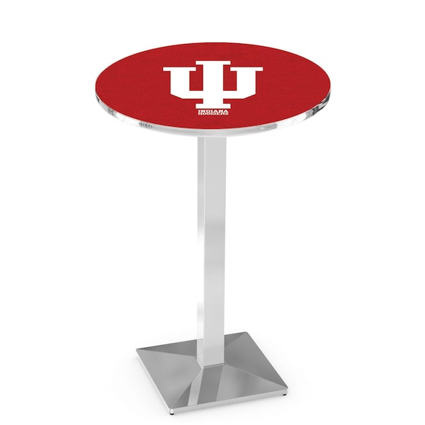 42" Chrome Indiana Pub Table, 36" dia. Top