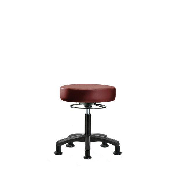 Vinyl Mini-Stool, Desk, Glides, Borscht