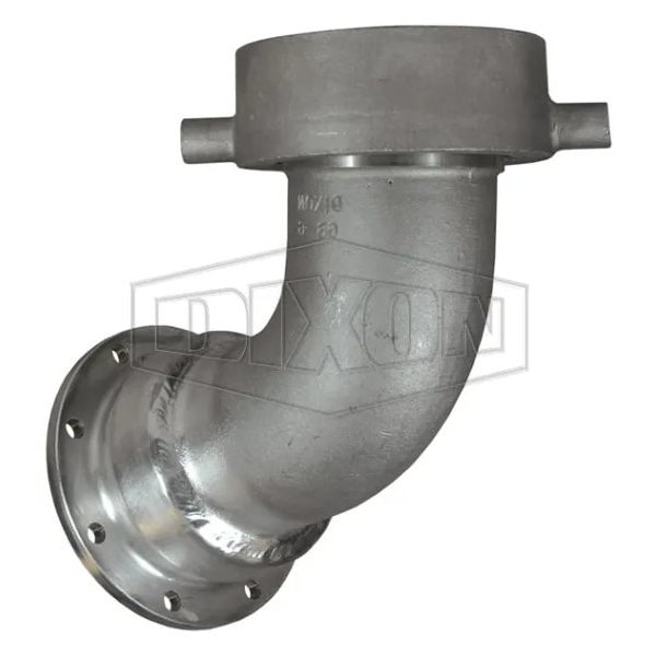 Style F Elbow, 5 x 4 in Nominal, Swivel Railroad Tank Car x TTMA Flange End Style, Aluminum, Domesti
