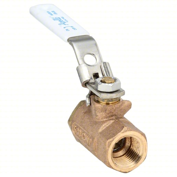 1/2" FNPT Bronze Ball Valve Inline