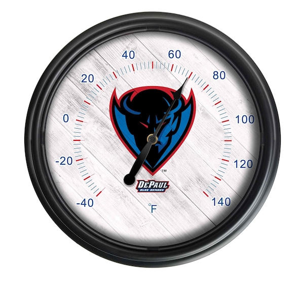 DePaul University Indoor/Outdoor LED Thermometer
