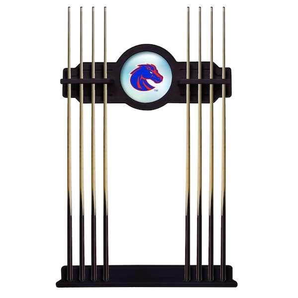 Boise State Cue Rack in English Tudor Finish