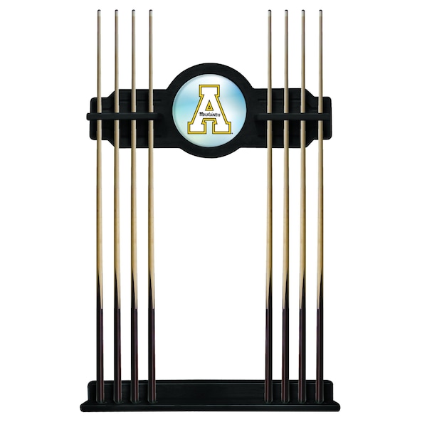 Appalachian State Cue Rack in Black Finish