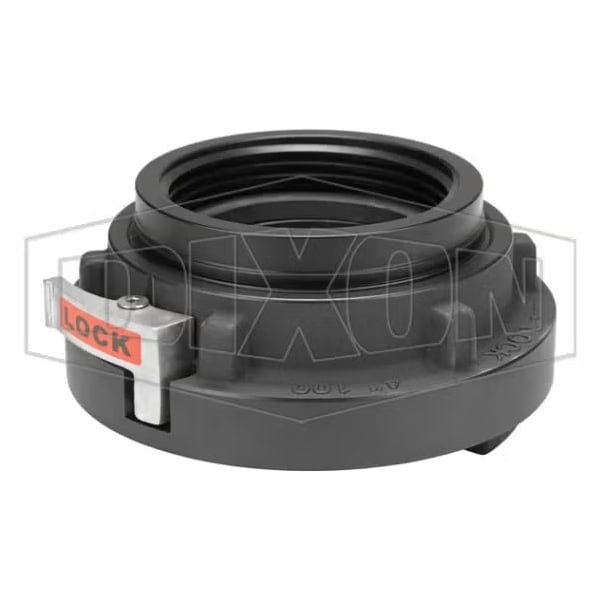 Rocker Lug Female Adapter with Buna-N Gasket, 4 x 3 in, Storz x Rigid Female NST NH, 70DegF