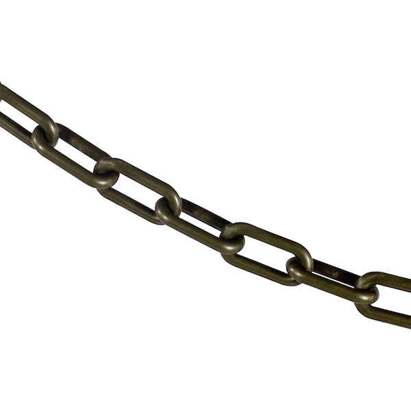 1.5" x 300' Khaki Gold Plastic Safety Chain