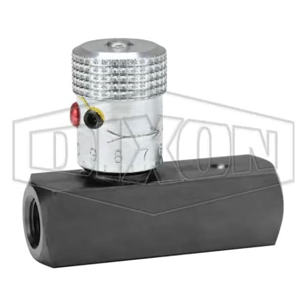 F Series Flow Control Valve, 1/8 in FNPT Nominal, 5000 psi Pressure, Steel Body