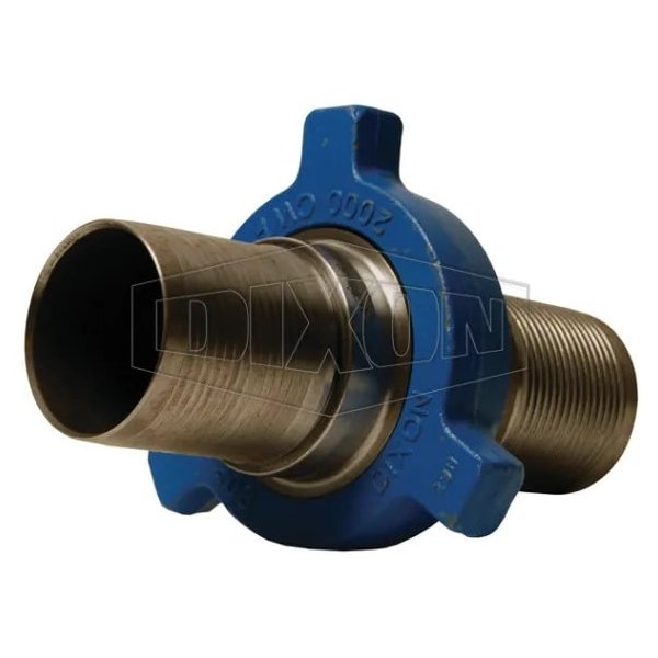 FIG 206 1 pc Complete Male/Female Frac Fitting Assembly, 3 in Nominal, Iron/Steel/Forged Steel Nut,