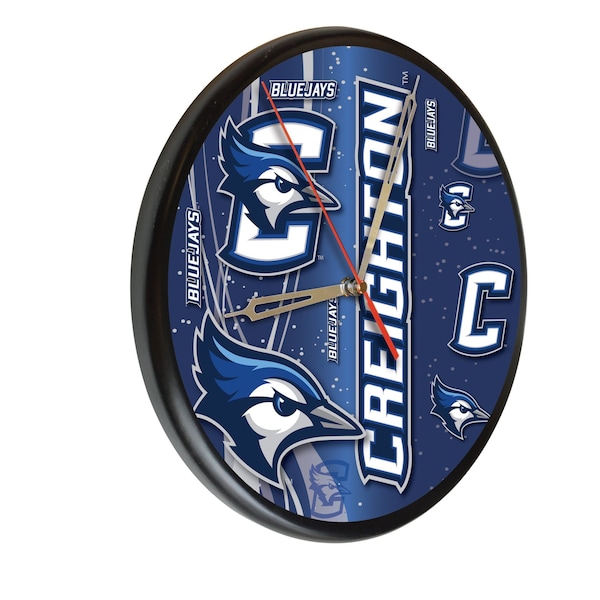 Creighton University 13" Solid Wood Clock