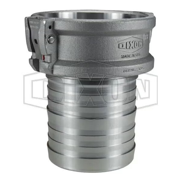 EZLink Type-C Armless Cam and Groove Coupler with Buna-N Gasket/Gasket Seal, 3 in Nominal, Aluminum