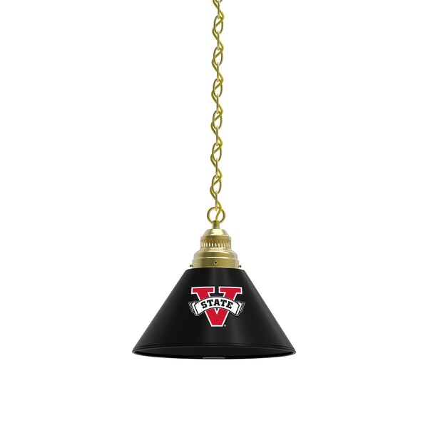 Valdosta State Pendant Light, Brass Fixture