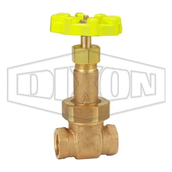 Gate Valve, 1/2 in, FNPT, Class 150, Bronze Body, Malleable Iron Hand wheel Actuator