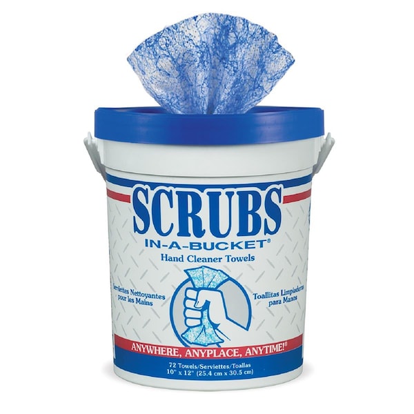 Scrubs In-A-Bucket Hand Cleaner 72-Ct Towels