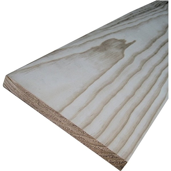 Sanded Common Board, 4 ft L Nominal, 6 in W Nominal, 1 in Thick Nominal