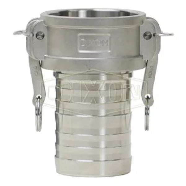 Global King Crimp Type-C Cam and Groove Coupler with Buna-N Seal, 1-1/2 in Nominal, 316 SSss St