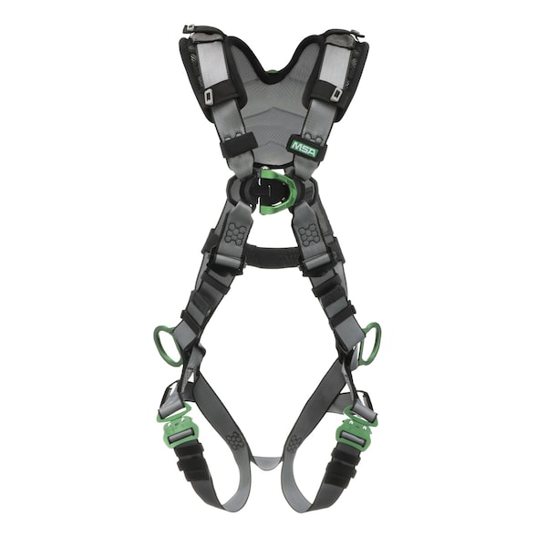 V-FIT Harness, XL, Quick-Connect Leg Straps, Back, Chest & Hips D-Rings, Shoulder Padding