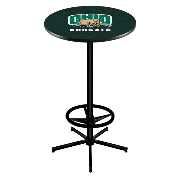 42" Black Ohio University Pub Table