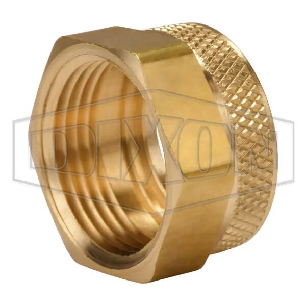 1 in NPSH NUT in LEAD FREE BRASS